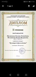 Районный конкурс "Культура добрососедства", номинация "Видеоролик", диплом 2 степени, 2018 г